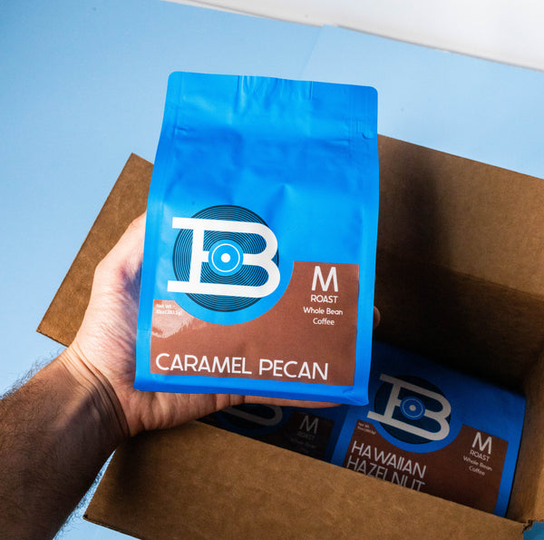 4-Pack Flavored Coffee Gift Box - Blue Jazz Coffee