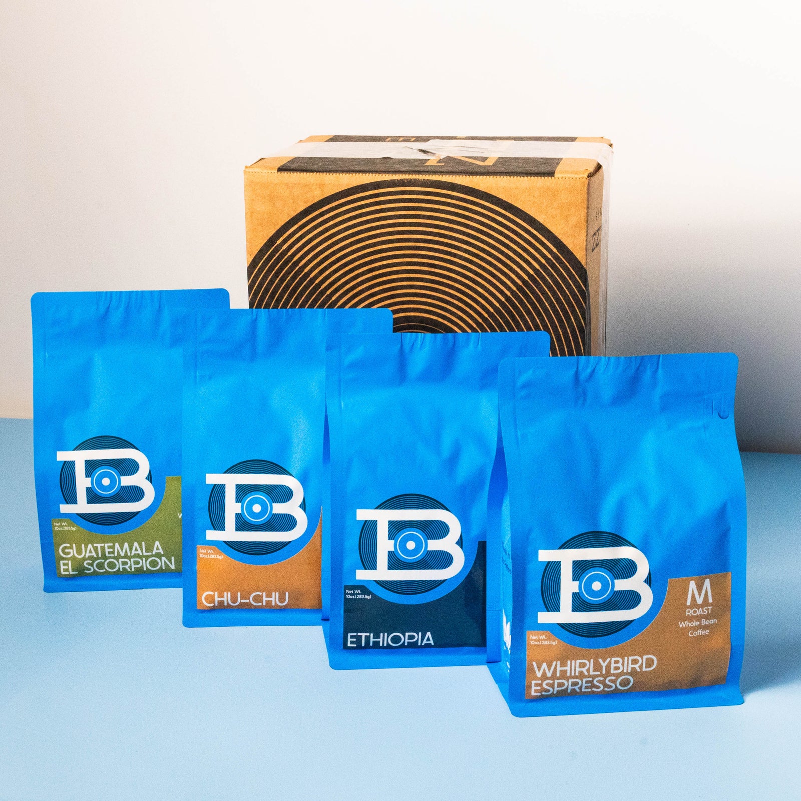 4-Pack Straight Up Coffee Gift Box