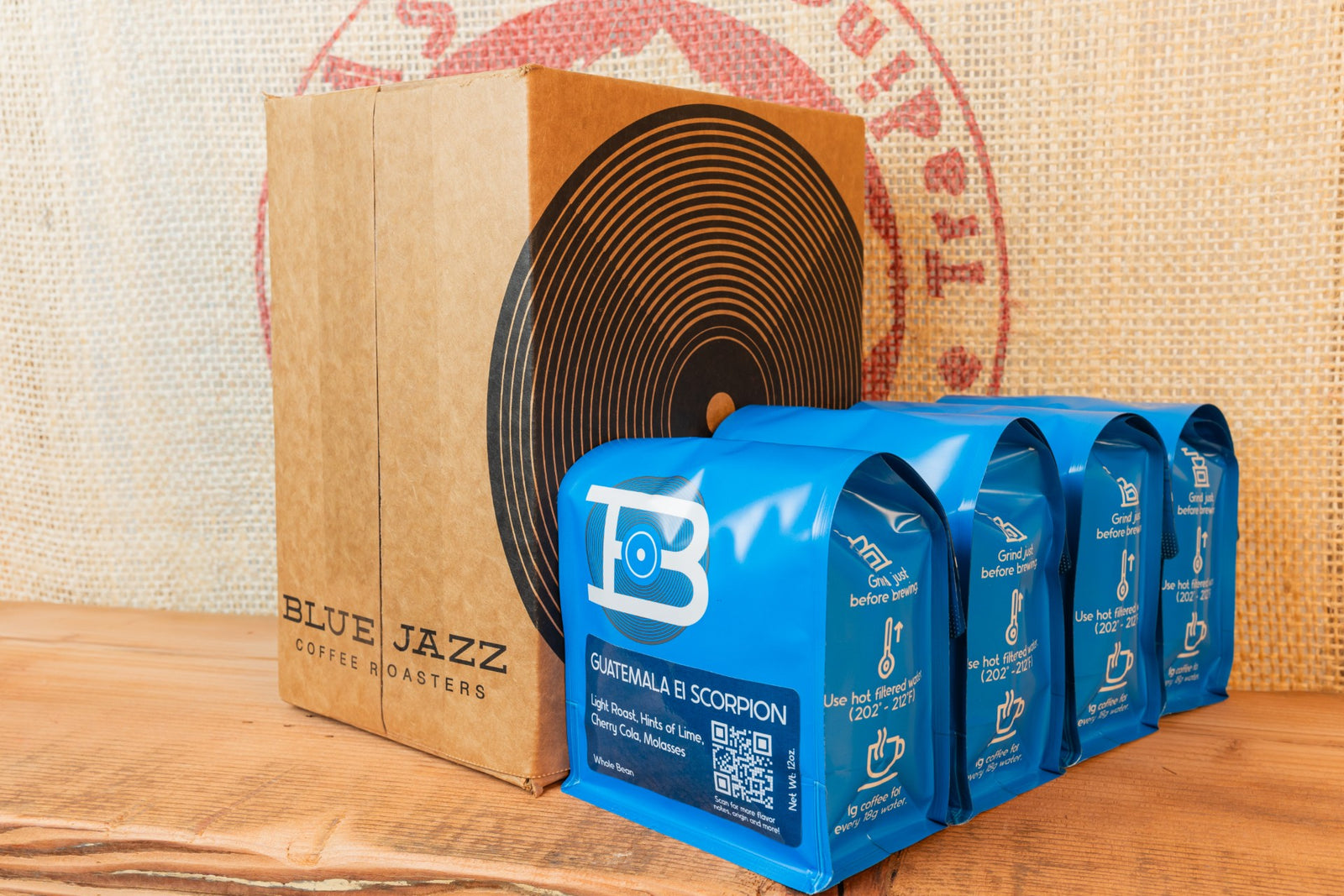 4-Pack Straight Up Coffee Gift Box