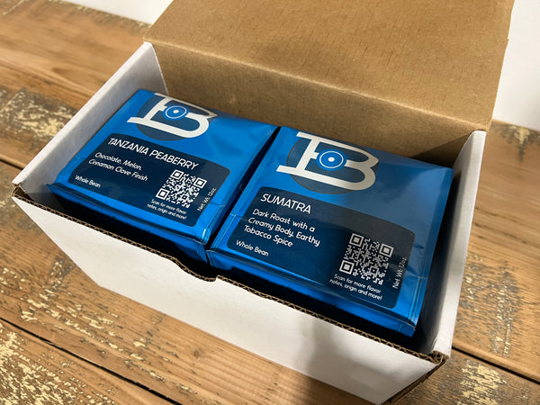 4-Pack Straight Up Coffee Gift Box